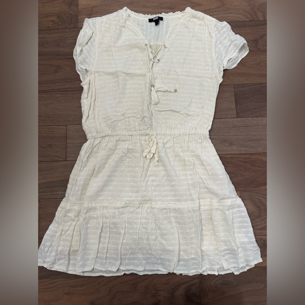 PAIGE Cream Textured Top